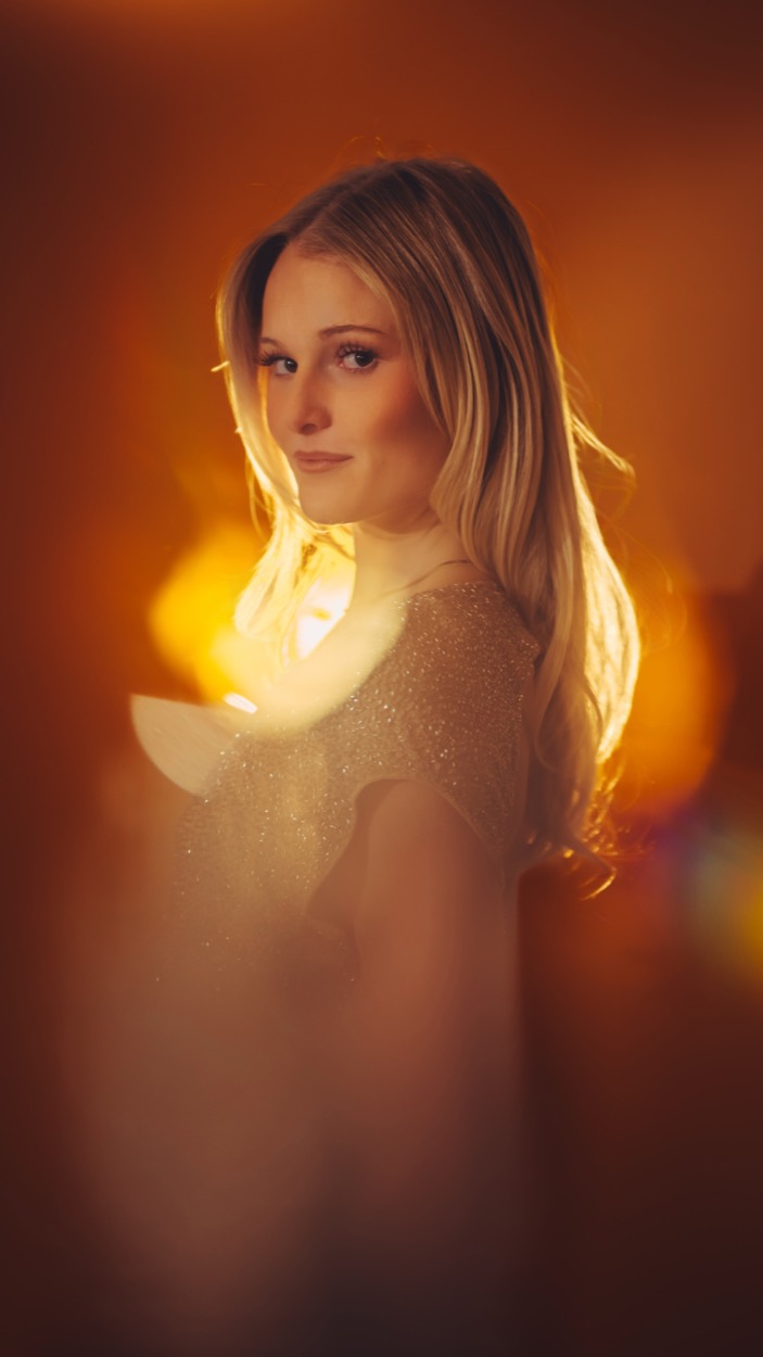 A senior portrait photographed outdoors in Utah
