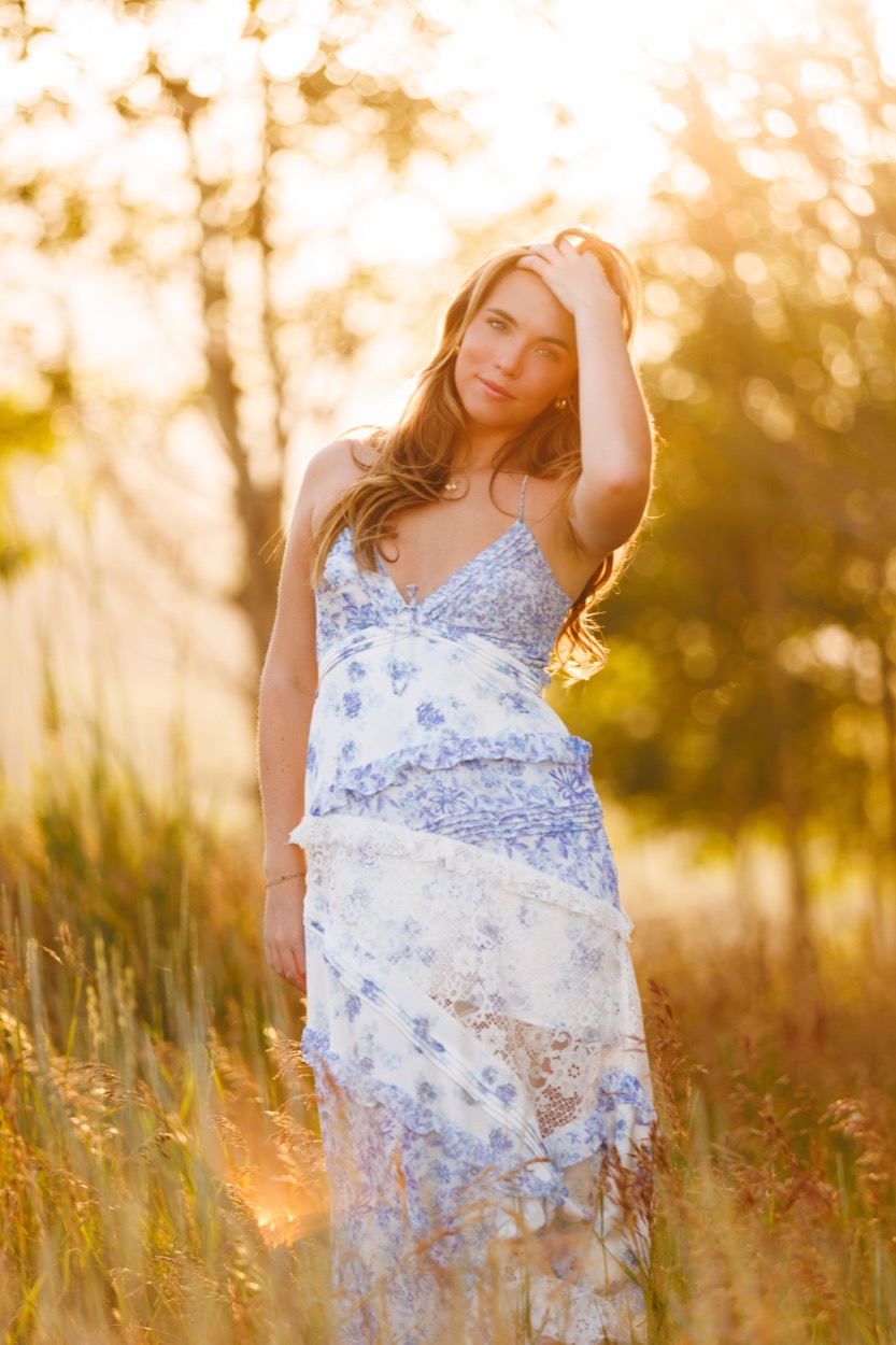A senior portrait photographed outdoors in Utah